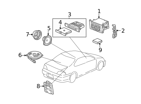 Sound System for 2002 Acura TL #0