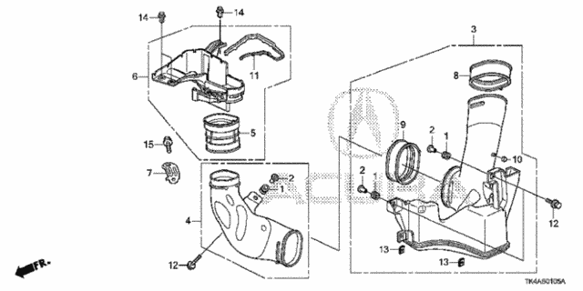 Resonator Chamber for 2013 Acura TL #0