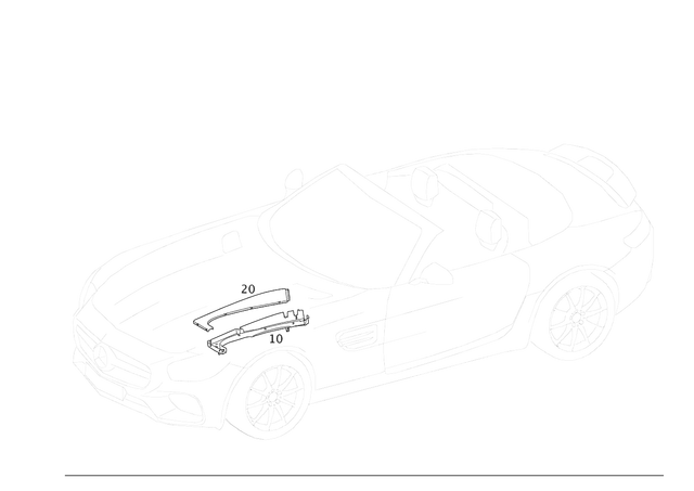 1908210389 - : Cable Duct for Mercedes-Benz Image