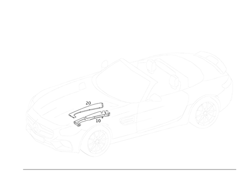 Cable Cover and Cable Ducts for 2020 Mercedes-Benz AMG GT R #0