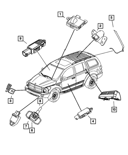 Sensors for 2009 Dodge Durango #0