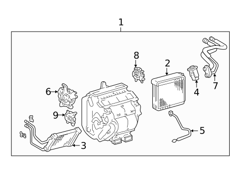 Heater for 2003 Lexus ES300 #0