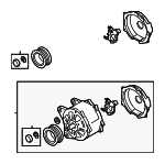 6K903024E - Electrical: Alternator for Volkswagen: Beetle, Jetta, Passat Image