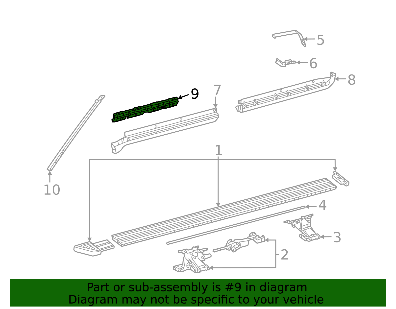 2022-2026 Toyota Tundra Rocker Panel Molding Bracket 75865-0C060 ...