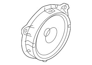 28155AM900 - : Rear Dr Speaker for Infiniti Image