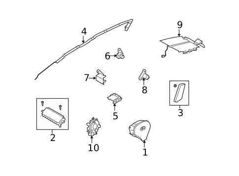 Air Bag Components for 2015 INFINITI Q40 #0