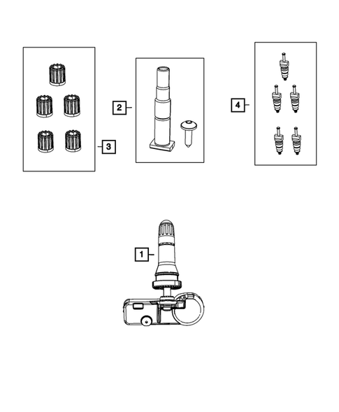 Tire Monitoring System for 2012 Jeep Wrangler #0