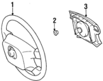 4510016390B1 - Steering: Steering Wheel for Toyota: Paseo, Tercel Image