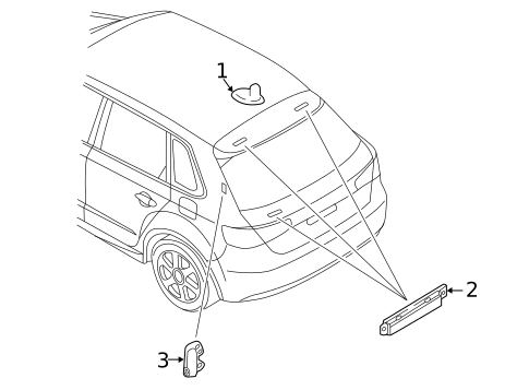 Antenna & Radio for 2017 Audi A3 Sportback e-tron #0