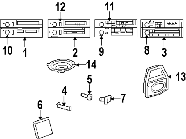 16160059 - : Radio Speaker Control Knob for GM Image