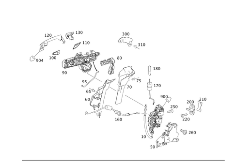 Locking System for 2015 Mercedes-Benz GLK250 #0