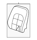876605DB1B - Body: Seat Back Assembly for Infiniti Image