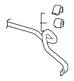 12781981 - Suspension: Stabilizer Bar for Saab: 9-3, 9-3X Image