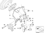 35101165941 - Pedals: Supporting Bracket, Foot Controls for BMW Image