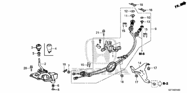 Shift Lever for 2016 Honda CR-Z #0