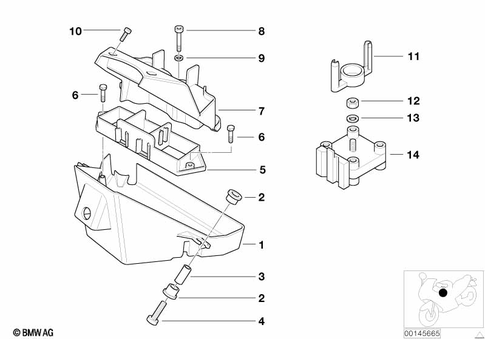 Power Distributor, Power Supply Points for 2001 BMW-Motorrad F 650 GS #0