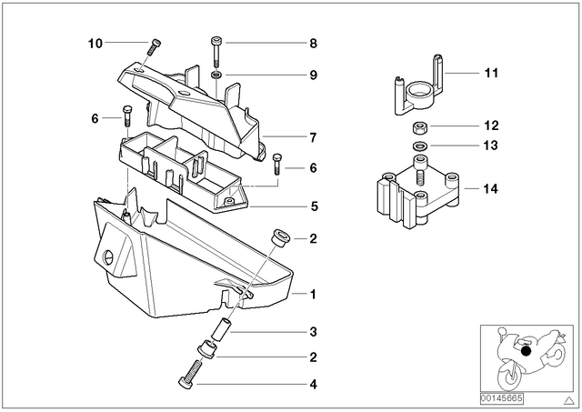 12521714254 - : Cover for BMW-Motorrad Image