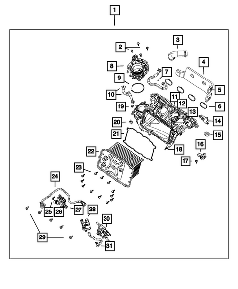 Manifolds and Vacuum Fittings for 2025 Jeep Grand Cherokee #1