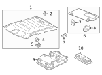 7434804030B0 - Body: Sun-visor Holder for Toyota Image