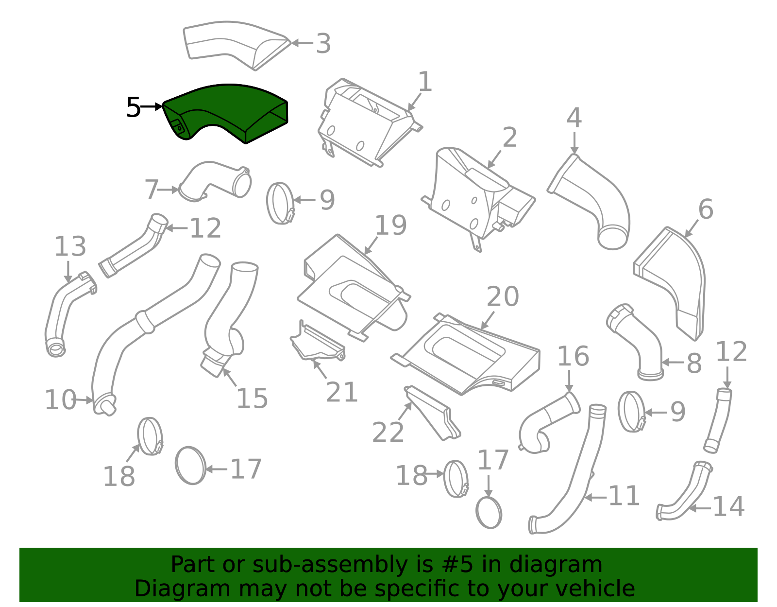 2020-2025 Porsche 911 Lower Duct 992-145-334 | Parts