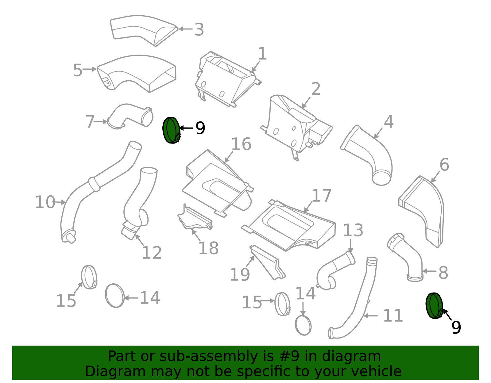 Upper Press Hose Clamp - Porsche (N-105-444-01)