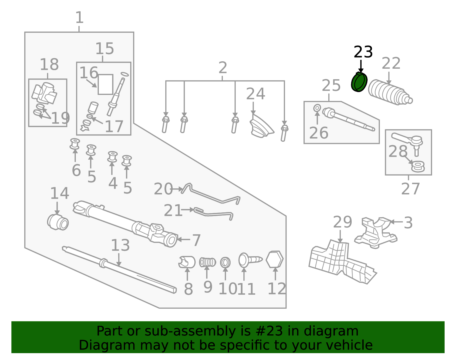 2007-2011 Honda CR-V Boot Clamp 53449-SJK-003 | Honda Factory Parts