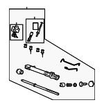 53601SXSA01 - : 2007-2009 Honda CR-V - Rack Power Steering for Honda: CR-V Image