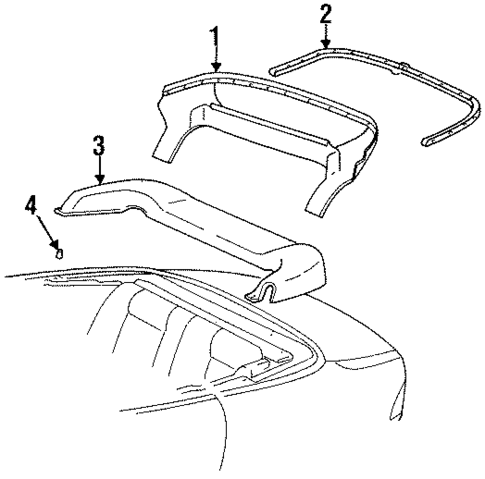 Storage Compartment Cover for 1998 Toyota Celica #0