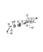 68617923AA - Steering: Steering Column for Dodge: Durango Image