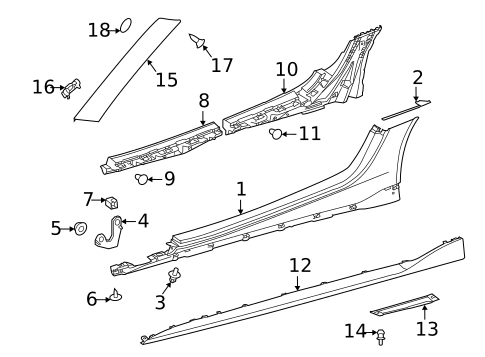 Exterior Trim - Pillars for 2023 Toyota GR Supra #0
