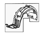 7410031MA00 - Body: Fender Liner for Acura Image