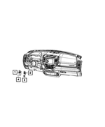 6EM25TX7AB - Electrical: Adjustable Pedals Switch for Mopar Image
