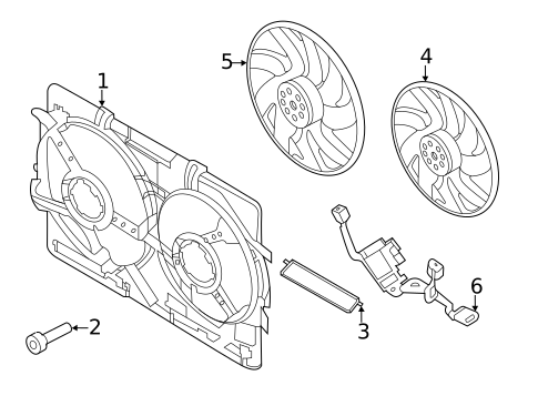 Cooling Fan for 2020 Porsche Macan #0