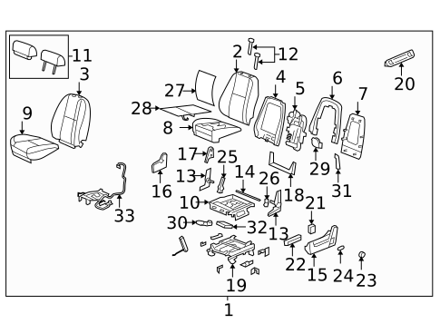 Heated Seats for 2012 Cadillac Escalade #1