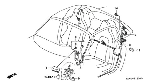 Wire Harness (Hardtop) for 2007 Honda S2000 #0