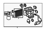 8705030231 - HVAC: AC &amp; Heater Assembly for Lexus: GS350, GS460, IS F, IS250, IS350 Image