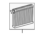 885013A161 - HVAC: Evaporator Core for Lexus: GS300, GS350, GS430, GS450h, GS460, IS F, IS250, IS350 Image