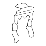 6958134010 - Body: Cylinder &amp; Keys Retainer for Toyota: Tundra Image