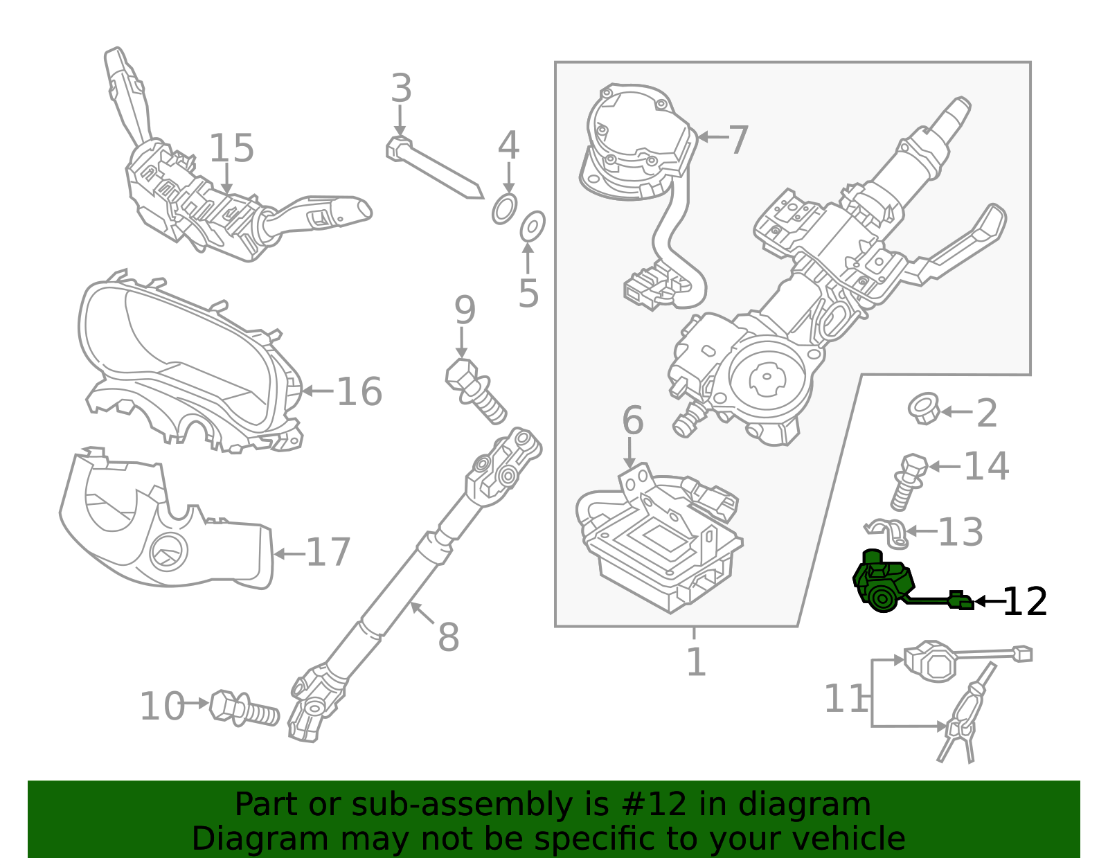 81910-D3110 - Ignition Lock Housing 2017-2023 Kia | Kia.Parts Store