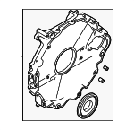 JDE38572 - Engine: Rear Cover Gasket for Jaguar: F-Pace, F-Type, XE, XF Image