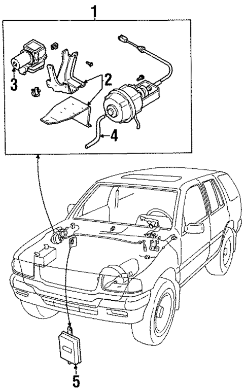 Cruise Control System for 1995 Isuzu Rodeo #0