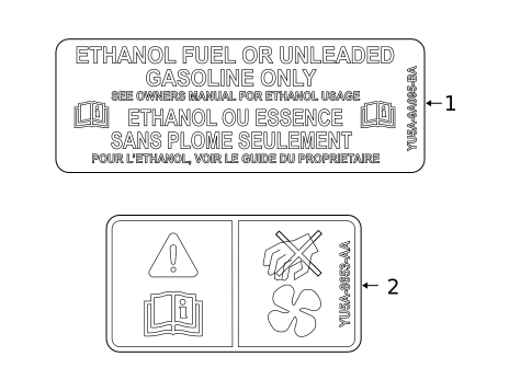 Labels for 2011 Ford Crown Victoria #0