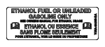 F8AZ9A095AA - Body: Fuel Label for Ford: Crown Victoria Image