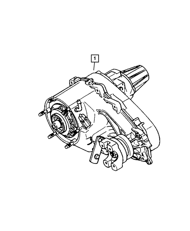 « R2105905AC – Transfer Case Model 247 [DHF, DHQ] : Np247 Boite De Transfert pour Mopar Image »