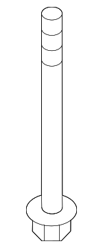 554483M000 - Suspension: Bracket Mount Bolt for Kia: Cadenza, Forte, K5, K900, Niro, Niro EV, Optima, Sportage, Stinger Image