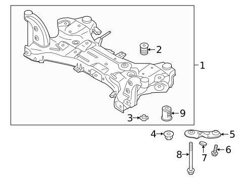 Suspension Mounting for 2017 Kia Niro #0