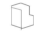 9132667 - Body: Bumper Cover Retainer for GM Image