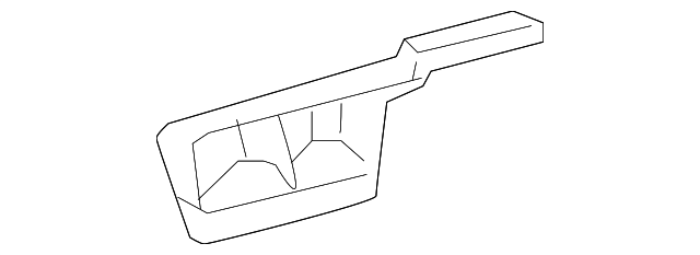 20965348 - Passenger Side Front Bumper Fascia Bracket 2013-2014 ...