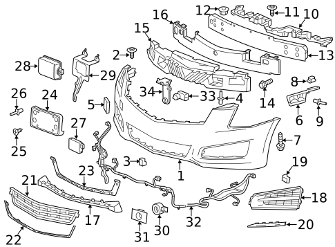 Lane Departure Warning for 2017 Cadillac CTS #4