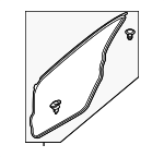 67862WB002 - Body: Door Weather-strip for Toyota Image image